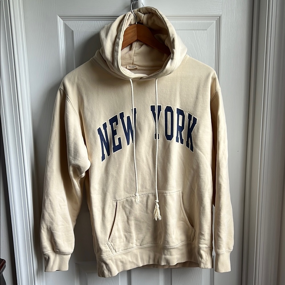 John Galt Women’s New York Cream Hoodie